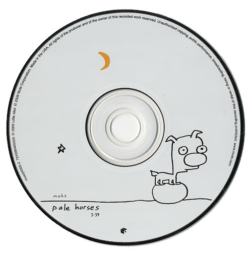 Moby Pale Horses CD single (CD5 / 5") US MBYC5PA479448