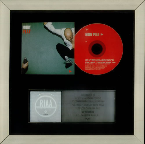 Moby Play award disc US MBYAWPL544488