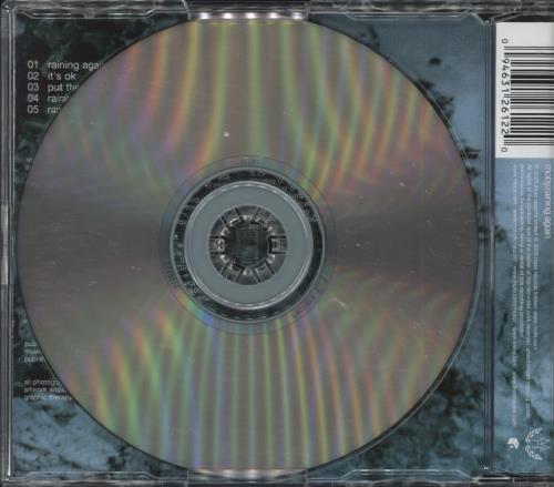 Moby Raining Again CD single (CD5 / 5") Australian MBYC5RA325610