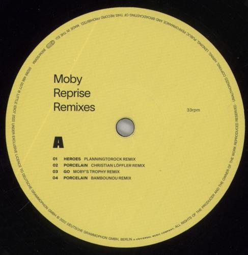 Moby Reprise Remixes 2-LP vinyl record set (Double LP Album) UK MBY2LRE860860