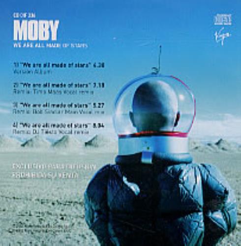Moby We Are All Made Of Stars CD single (CD5 / 5") Argentinean MBYC5WE214508