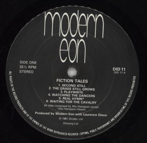 Modern Eon Fiction Tales - EX vinyl LP album (LP record) UK MYWLPFI863573
