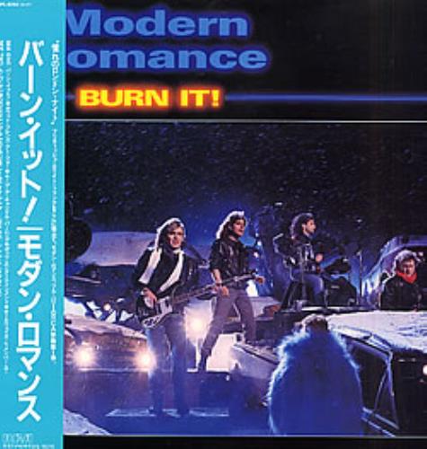 Modern Romance Burn It! vinyl LP album (LP record) Japanese RRMLPBU258854