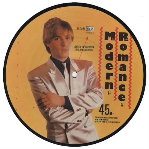 Modern Romance Don't Stop That Crazy Rhythm 7" vinyl picture disc (7 inch picture disc single) UK RRM7PDO362459