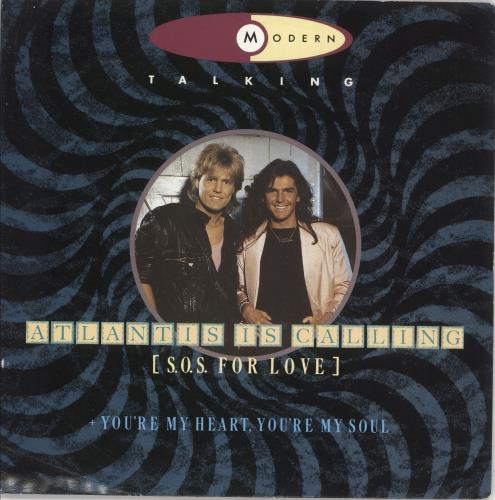 Modern Talking Atlantis Is Calling 7" vinyl single (7 inch record / 45) UK MOD07AT218104