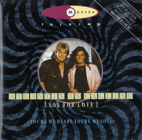 Modern Talking Atlantis Is Calling 7" vinyl single (7 inch record / 45) UK MOD07AT578530