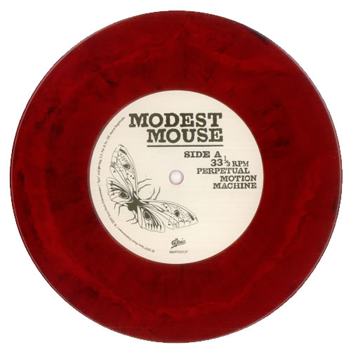 Modest Mouse Perpetual Motion Machine - Limited Red Vinyl 7" vinyl single (7 inch record / 45) US MUE07PE532768