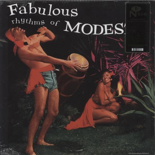 Modesto Duran Fabulous Rhythms Of Modesto - Red Glitter Marble Vinyl - Sealed vinyl LP album (LP record) US 87ILPFA861879