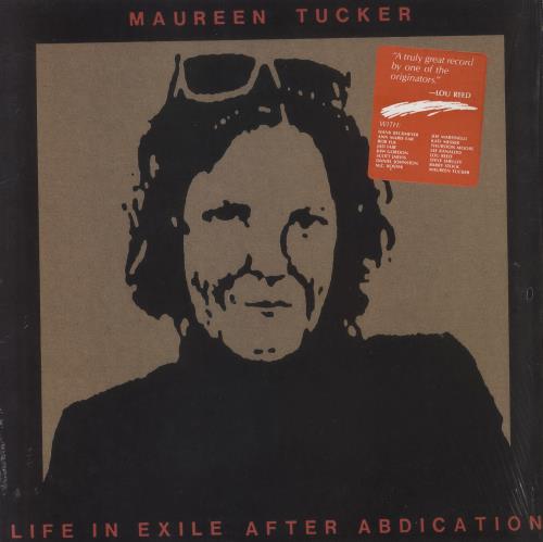 Moe Tucker Life In Exile After Abdication + Shrink vinyl LP album (LP record) US TUCLPLI815443