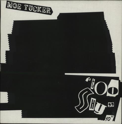 Moe Tucker Too Shy 10" vinyl single (10 inch record) French TUC10TO185049