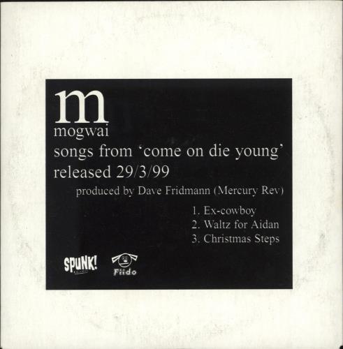 Mogwai Songs From 'Come On Die Young' CD single (CD5 / 5") Australian MGWC5SO714210