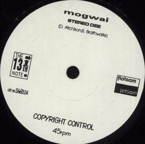 Mogwai Stereo Dee 7" vinyl single (7 inch record / 45) UK MGW07ST265270