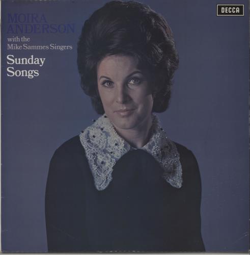 Moira Anderson Sunday Songs vinyl LP album (LP record) UK M15LPSU656776