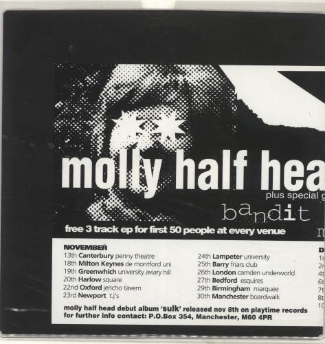 Molly Half Head Sulk + 7" & Postcard set vinyl LP album (LP record) UK ML9LPSU692109