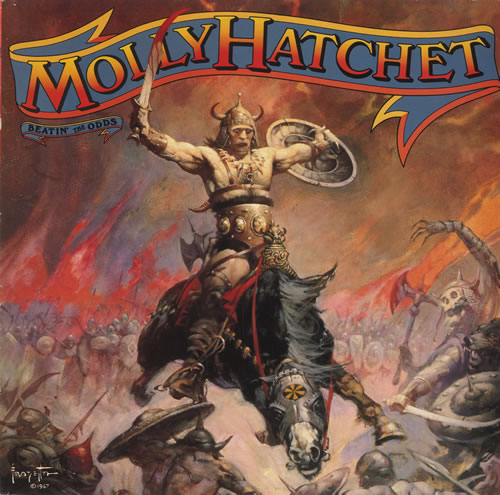 Molly Hatchet Beatin' The Odds vinyl LP album (LP record) UK MYHLPBE455008