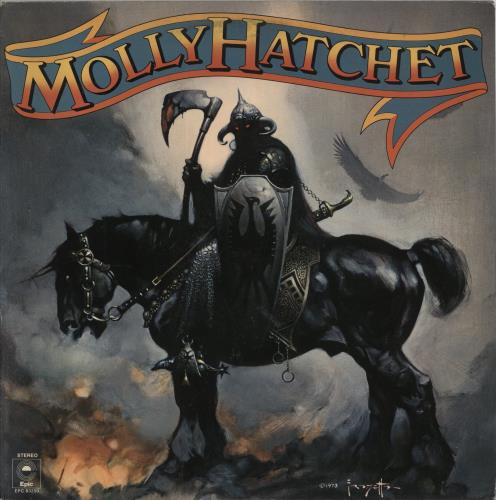 Molly Hatchet Molly Hatchet - Gold stamp vinyl LP album (LP record) UK MYHLPMO859313