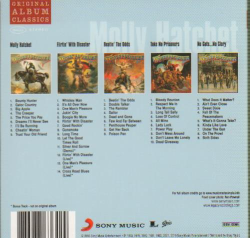 Molly Hatchet Original Album Classics 5-CD album set German MYH5COR642935