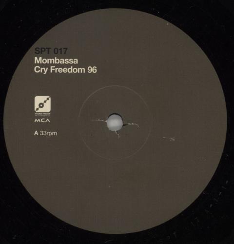 Mombassa Cry Freedom 96 12" vinyl single (12 inch record / Maxi-single) UK 9V912CR868582