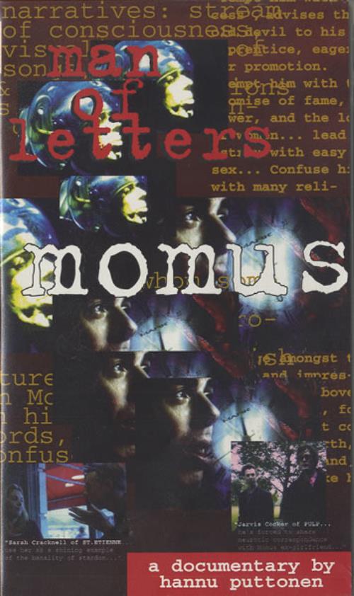 Momus Man Of Letters video (VHS or PAL or NTSC) UK MMUVIMA464519