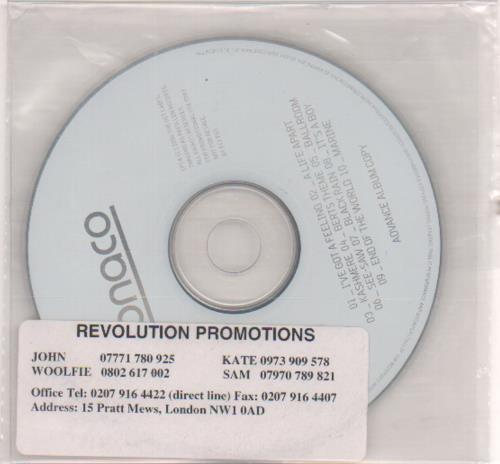 Monaco Monaco CD album (CDLP) UK MNACDMO162120