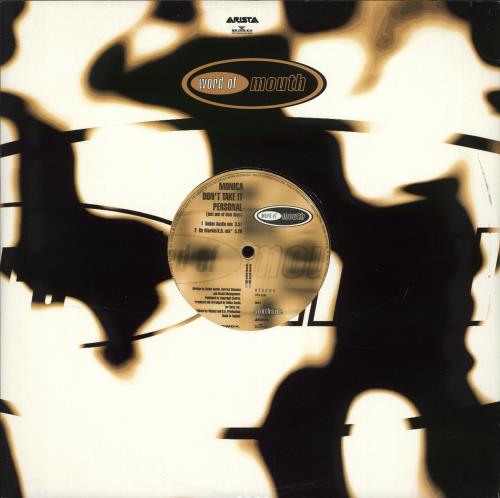 Monica Don't Take It Personal (Just One Of Dem Days) 12" vinyl single (12 inch record / Maxi-single) UK MNI12DO705903