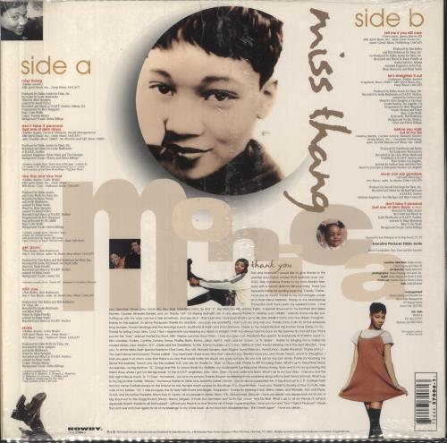 Monica Miss Thang - stickered shrink vinyl LP album (LP record) US MNILPMI807196