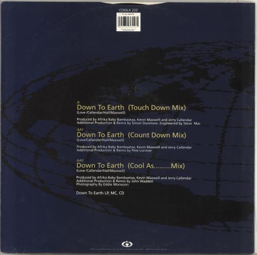 Monie Love Down To Earth 12" vinyl single (12 inch record / Maxi-single) UK MLO12DO718996