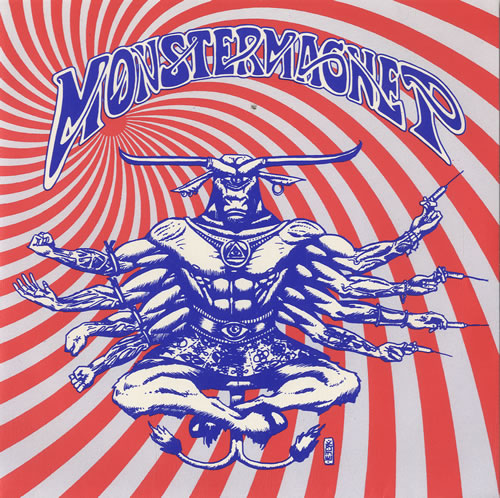 Monster Magnet Evil - Multi-coloured Vinyl 7" vinyl single (7 inch record / 45) German MMG07EV97687