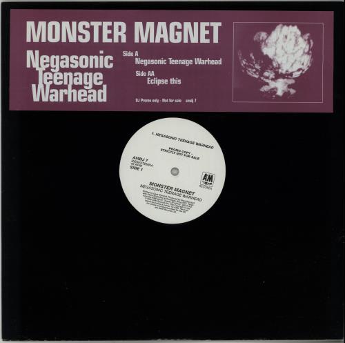 Monster Magnet Negasonic Teenage Warhead 12" vinyl single (12 inch record / Maxi-single) UK MMG12NE52684