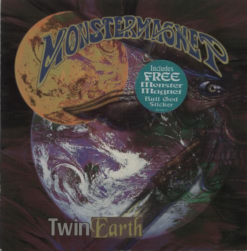 Monster Magnet Twin Earth 7" vinyl single (7 inch record / 45) UK MMG07TW159179