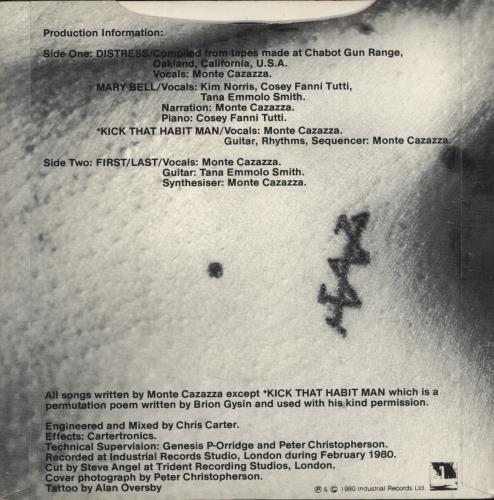 Monte Cazazza Something For Nobody 7" vinyl single (7 inch record / 45) UK CZZ07SO740463