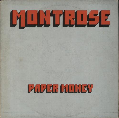 Montrose Paper Money - EX vinyl LP album (LP record) UK TROLPPA787779