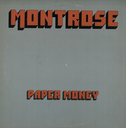 Montrose Paper Money vinyl LP album (LP record) US TROLPPA569290