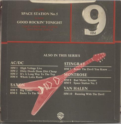 Montrose Space Station Number 5 7" vinyl single (7 inch record / 45) UK TRO07SP589354