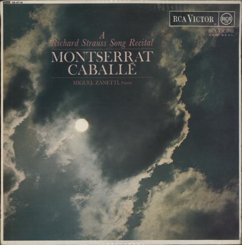 Montserrat Caballe A Richard Strauss Song Recital vinyl LP album (LP record) UK MA2LPAR878810