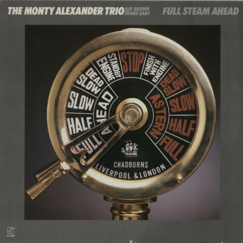 Monty Alexander Full Steam Ahead vinyl LP album (LP record) German 1MALPFU594317