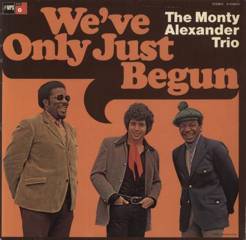Monty Alexander We've Only Just Begun vinyl LP album (LP record) German 1MALPWE809238