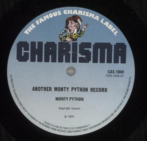 Monty Python Another Monty Python Record - Blue Label vinyl LP album (LP record) UK PYTLPAN746275