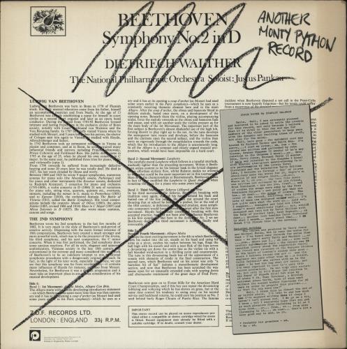 Monty Python Another Monty Python Record - Blue Label vinyl LP album (LP record) UK PYTLPAN746275