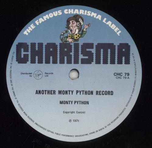 Monty Python Another Monty Python Record - Blue Label vinyl LP album (LP record) UK PYTLPAN863025