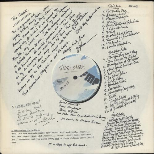 Monty Python Contractual Obligation Album - 1st vinyl LP album (LP record) UK PYTLPCO120996