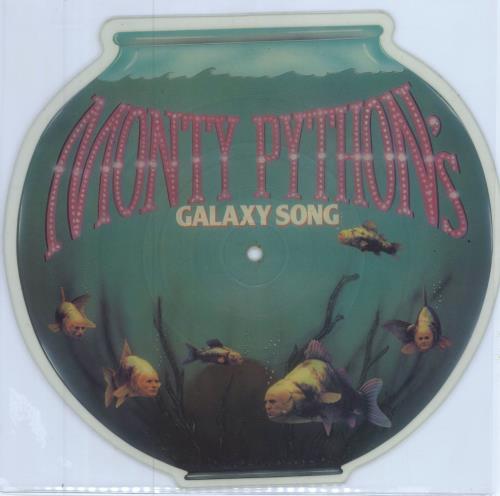 Monty Python Galaxy Song - EX shaped picture disc (picture disc vinyl record) UK PYTSHGA782094