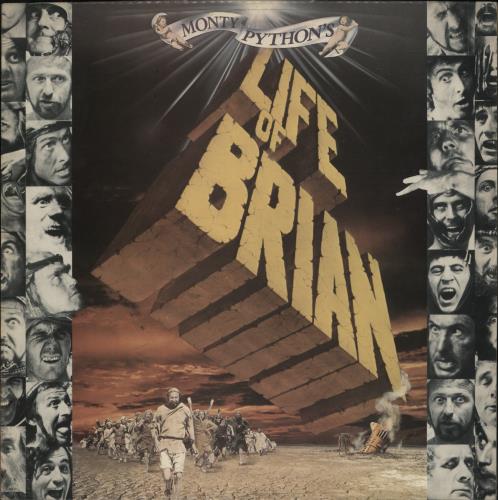 Monty Python Life Of Brian vinyl LP album (LP record) Irish PYTLPLI867149