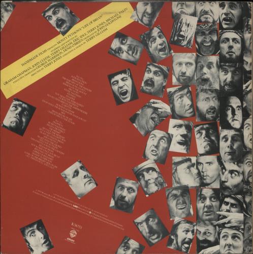 Monty Python Life Of Brian vinyl LP album (LP record) Irish PYTLPLI867149