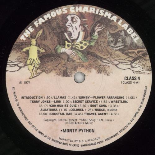 Monty Python Live At Drury Lane vinyl LP album (LP record) UK PYTLPLI235483