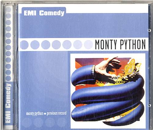 Monty Python Previous Record CD album (CDLP) UK PYTCDPR613306