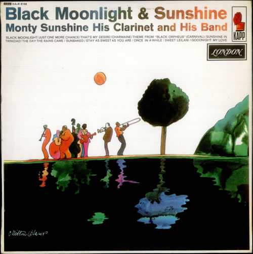 Monty Sunshine Black Moonlight And Sunshine vinyl LP album (LP record) UK 1MSLPBL536045