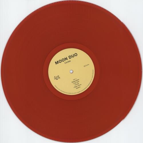 Moon Duo Circles - Red Vinyl vinyl LP album (LP record) UK 1R-LPCI871453