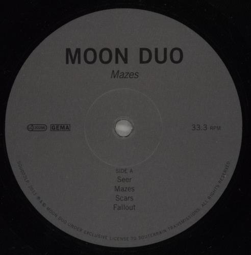 Moon Duo Mazes - 180gm Vinyl - White Sleeve vinyl LP album (LP record) German 1R-LPMA880474