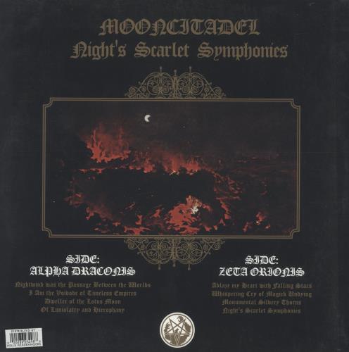 Mooncitadel Night's Scarlet Symphonies vinyl LP album (LP record) Finnish 9TPLPNI863992